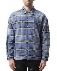 THUG CLUB - Arab Sword Flannel Shirt, 100% Polyester - Lyst
