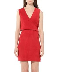 Balmain - Leather Dress, Round Neck, 100% Leather - Lyst