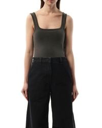 Entire studios - Square Neck Tank Top, 100% Cotton, Size: Small - Lyst