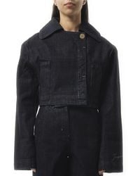 Jacquemus - La Veste Denim Marino, Long Sleeves, 100% Cotton - Lyst