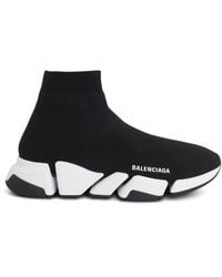 Balenciaga - Speed 2.0 Recycled Knit Sneakers, /, 100% Polyester - Lyst