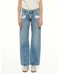 Maison Margiela - 5 Pockets Denim Jeans In Blue - Lyst