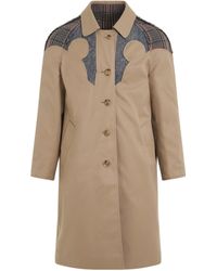 Maison Margiela - Deconstruction Trench Coat, Long Sleeves, , 100% Virgin Wool - Lyst