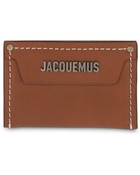 Jacquemus - Le Porte Carte Meunier Leather Card Holder, Light 2, 100% Calf Leather - Lyst