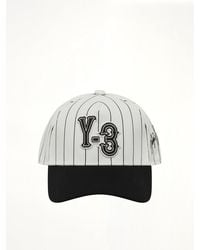 Y-3 - Pinstripe Cap - Lyst