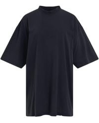 Balenciaga - Logo Printed Crewneck T-Shirt, Short Sleeves, 100% Cotton, Size: Small - Lyst