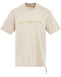 Mastermind Japan - Brilliant Logo T-Shirt, Round Neck, Short Sleeves, , 100% Cotton, Size: Medium - Lyst