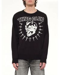 THUG CLUB - Tc Riding Skull Knit Sweater - Lyst