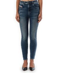 DIESEL - 1984 Slandy High Jeans, 100% Cotton - Lyst