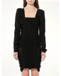 Balmain - Maille Knit Const Dress - Lyst