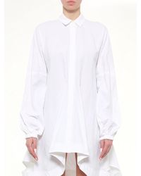 JWA - Buttondown Puff Dress - Lyst