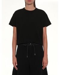 Sacai - S Cotton Jersey T-Shirt - Lyst