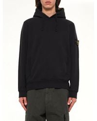 Stone Island - 6100048 Brushed Cotton Hoodie - Lyst