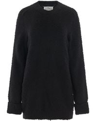 Maison Margiela - Oversized Piled Knit Sweater, Long Sleeves, , 100% Cotton - Lyst