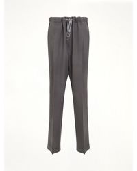 Maison Margiela - Wool Trousers - Lyst