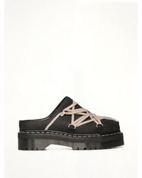 Rick Owens - X Dr. Marten Quad Sole Megalace Mule - Lyst