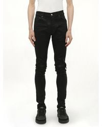 Amiri - Waxed Mx1 Jeans, 100% Cotton - Lyst