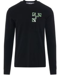 Off-White c/o Virgil Abloh Long-sleeve t-shirts for Men | Black Friday Sale  up to 40% | Lyst