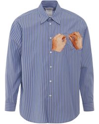 10400円 激安販売サイト doublet 22AW HAND-EMBROIDERY shirt シャツ