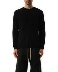 Rick Owens - X Moncler Jumbo Round Neck Sweater, Long Sleeves, 100% Cotton - Lyst