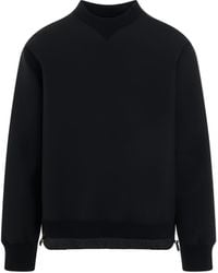Sacai - Suiting Bonding Pullover, Long Sleeves, , 100% Polyester - Lyst