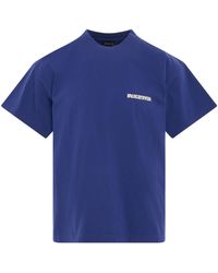 Balenciaga - 'Logo Printed Medium Fit T-Shirt, /Dirty, 100% Cotton, Size: Small - Lyst