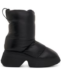 Loewe - Padded Leather Boots - Lyst