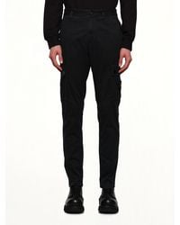Stone Island - 3100034 Stretch Organic Broken Twill Cotton 'Old' Effect Cargo Pants - Lyst