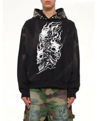 THUG CLUB - Hotheaded Riding Skull Hoodie - Lyst