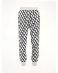 we11done - Logo Knit Jacquard Trouser, 100% Cashmere, Size: Small - Lyst