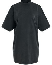Balenciaga - Hand Drawn Vintage T-Shirt Dress, Short Sleeves, 100% Cotton - Lyst
