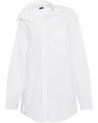 Balenciaga - Off Shoulder Shirt, Long Sleeves, , 100% Cotton - Lyst