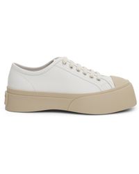 Marni - Pablo Lace Up Sneakers, Lily, 100% Rubber - Lyst