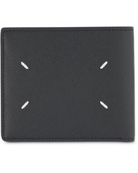 Maison Margiela - Grained Slim Bi-Fold Wallet, , 100% Leather - Lyst