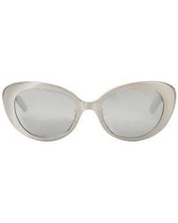 Linda Farrow - W/Platinum Lens Sunglasses - Lyst