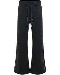 Off-White c/o Virgil Abloh - Off- Loose Double String Track Pants, , 100% Cotton - Lyst