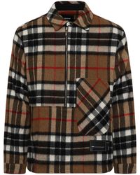 we11done - Check Anorak Wool Shirt, 100% Wool, Size: Small - Lyst