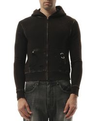 we11done - Piercing Detail Hoodie Zip-Up, 100% Cotton, Size: Large - Lyst