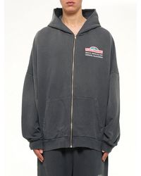 Willy Chavarria - Plaza Chavarria Zip Hooligan Hoodie - Lyst