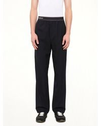 CASABLANCA - Wool Blend Sports Trouser - Lyst