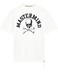 Mastermind Japan - Logo Skull T-Shirt, Round Neck, Short Sleeves, , 100% Cotton, Size: Medium - Lyst