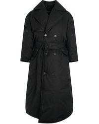 Balenciaga - Maxi Padded Trench Coat, , 100% Cotton - Lyst