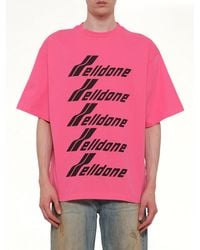 we11done - Classic Front Logo T-Shirt - Lyst