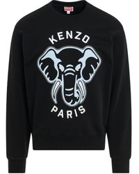 KENZO - 'Elephant Classic Sweatshirt, Long Sleeves, , 100% Cotton, Size: Small - Lyst