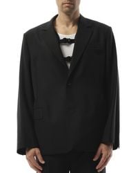 Doublet - Tailored Jacket With Trail Vest, Long Sleeves, 100% Wool, Size: Small - Lyst