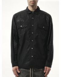 Rick Owens - Denim Jumbo Outershirt - Lyst