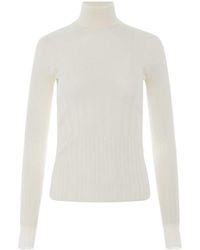 Givenchy - Long Sleeve Cyclist Neck Ribbed Sweater, 100% Wool, Size: Medium - Lyst