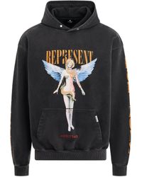 Represent - 'Reborn Hoodie, Long Sleeves, Aged, 100% Cotton, Size: Small - Lyst