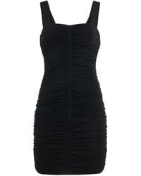Givenchy - Shiny Crepe Jersey Midi Dress - Lyst