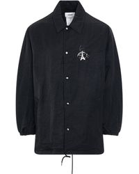 Doublet - ' "Doubland" Embroidery Coach Jacket, Long Sleeves, , 100% Polyamide, Size: Small - Lyst